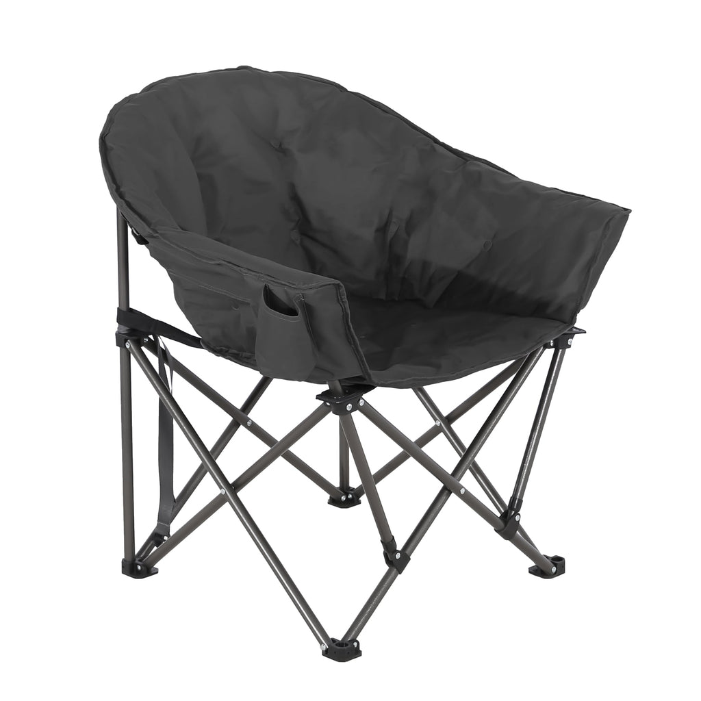 Ainfox 2PCS Oversized Camping Chair Folding Chair Camp Chair for Outdoor, Adults, Men and Women