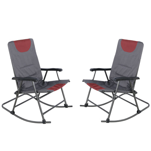 Ainfox Oversized Chair Folding Chair Rocking Chair Camping Chair Portable Chair Outdoor Chair Rocker Chair